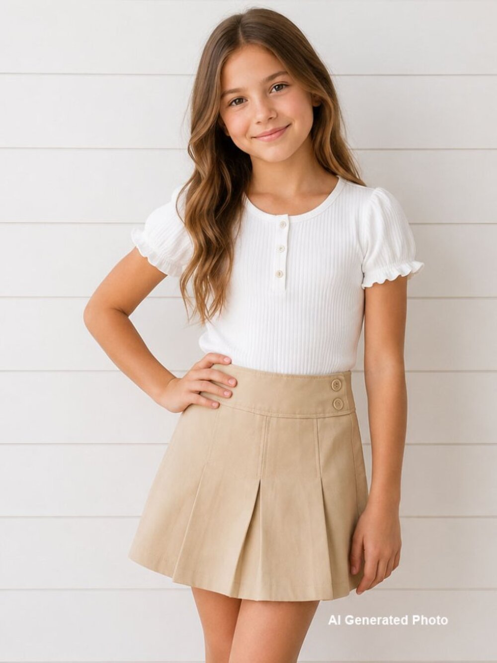 Dockers Beige Skort Skirt Size 10R NWT